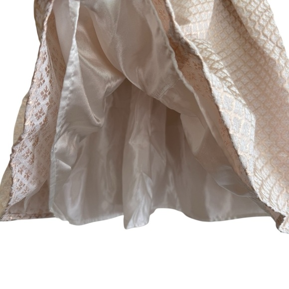 Children’s Place Ivory Golden Holiday Dress Sleeveless Size 8 - Picture 3 of 6